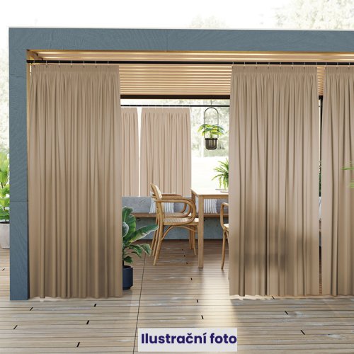 Voděodolná venkovní látka Gardenia - béžová - Šíře materiálu (cm): 150