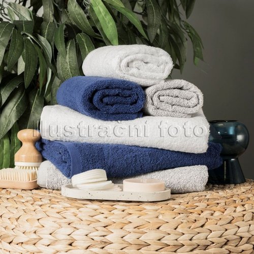Uterák, osuška Albert - modrá - Rozměr ručníku: 50x90