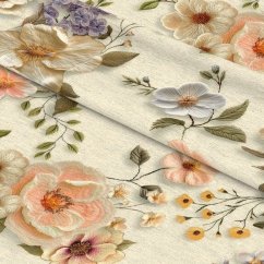 Dekoračná látka LINO 26001-101