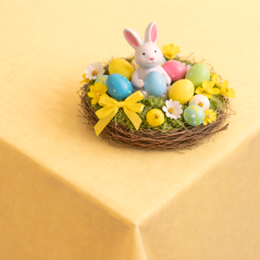 Teflonový ubrus 5055 meruňková STANDARD