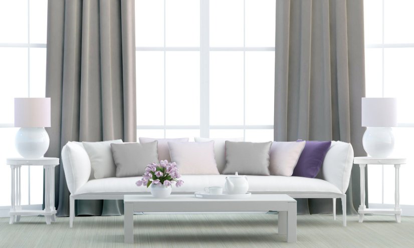 Dekorační látka Blackout šedá - Šíře materiálu ↔ (cm): 150, Vyber šití: bez obšití