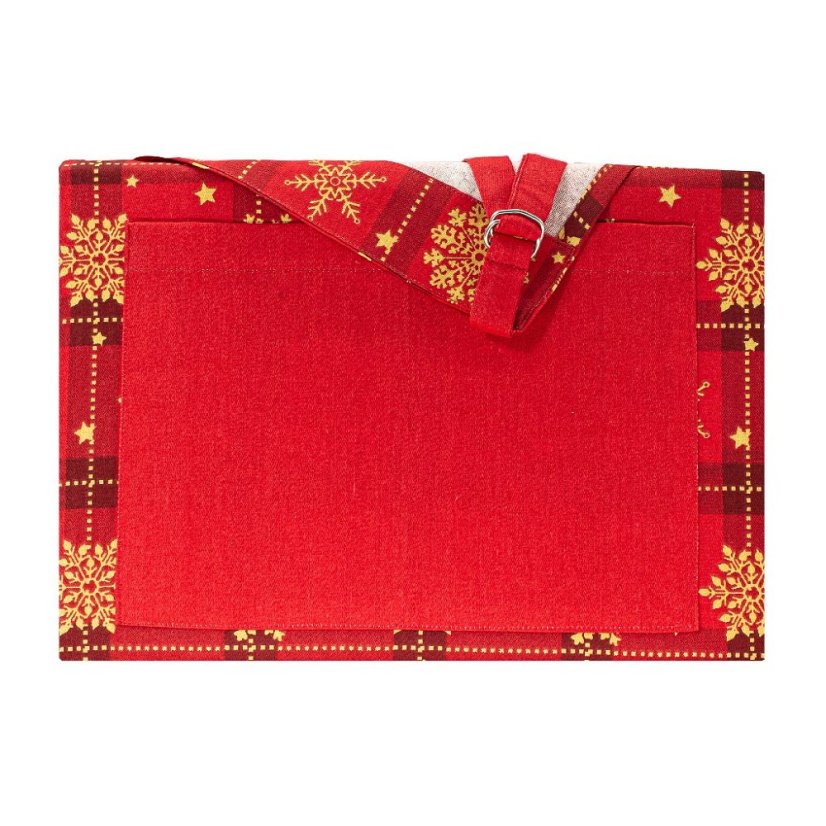 Vánoční zástěra – Zlaté vločky