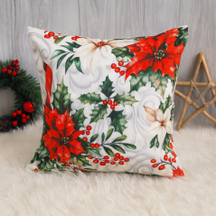 Povlak na polštářek Vánoční růže