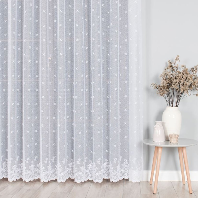 Záclona Karolína - Vyber výšku ↕ (cm): 30, Vyber šití: bez obšití