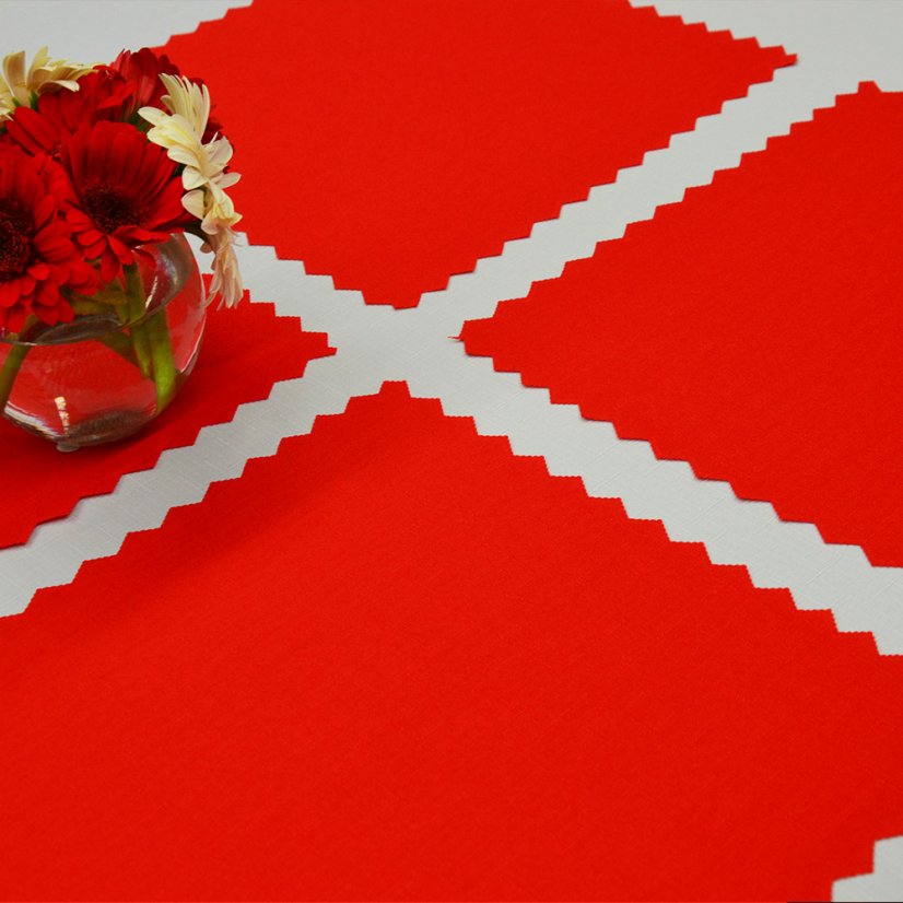 Teflonový ubrus 399 červená STANDARD