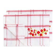 Sada vyšívaných utěrek – Máky