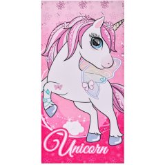 Dětská osuška Jednorožec - růžová