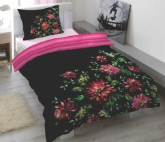 Povlečení bavlněný satén Floral