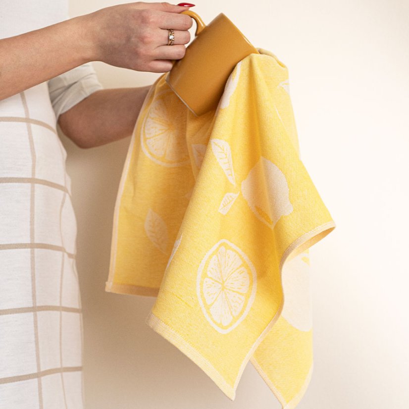 Utěrka Citróny - žlutá
