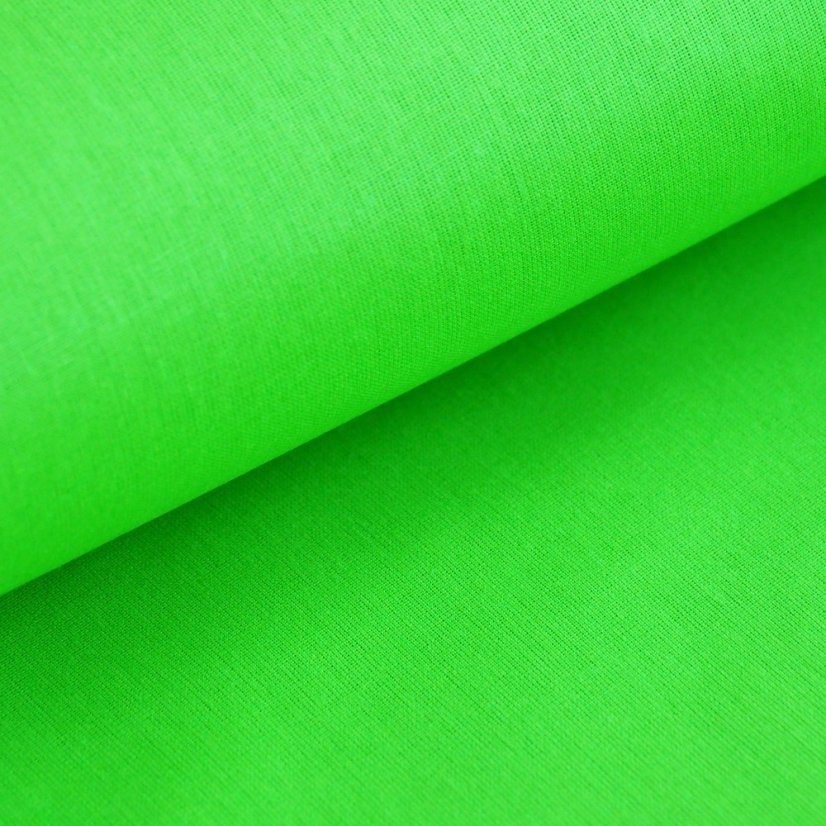 Bavlněná látka Noris - zelená - Šíře materiálu ↔ (cm): 160