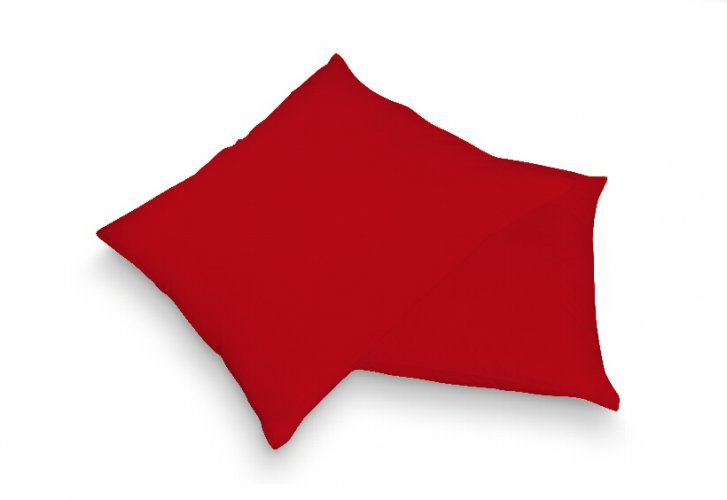 Povlak na polštářek - 26 červená jersey - Rozměr polštářku: 40x40