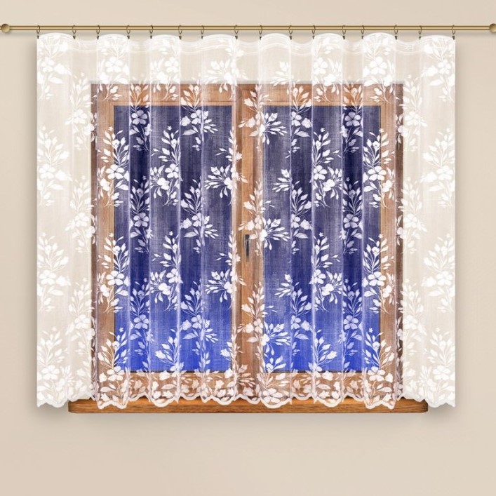 Kusová záclona Aniela - Vyber rozmer záclony ↕VxŠ ↔ (cm): 130x250