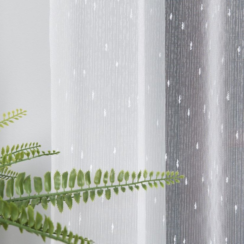 Záclona Sofia s olůvkem - Vyber výšku ↕ (cm): 325, Vyber šití: bez obšití