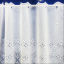 Vitrážová záclona Roana - Vyber výšku (cm): 60, Vyberte šití: bez obšití