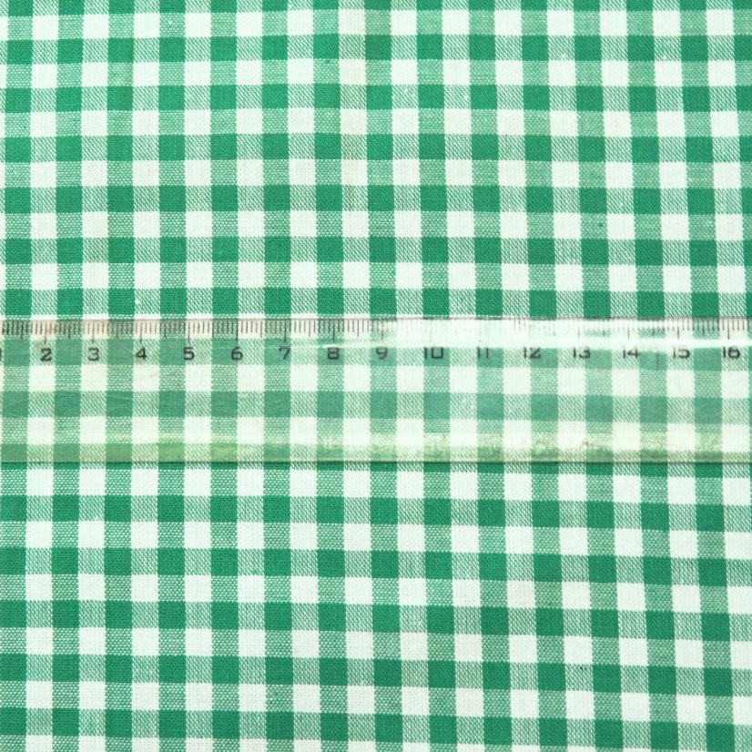 Voálový set s kanýrem Kanafas - Vyber rozměr záclony  ↕VxŠ ↔ (cm): 2x 150x150 cm + kanýr 40x300 cm, Vzor kanafasu: Jarně zelená - 1cm