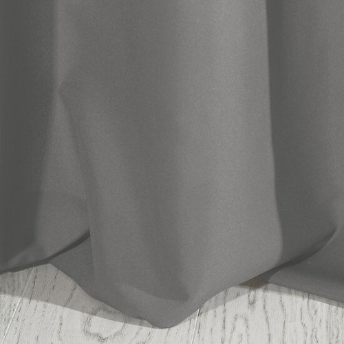 Kusový závěs s očky Rita - šedohnědý - Vyber rozměr závěsu VxŠ: 250 x 140 cm