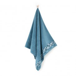 Luxusní ručník, osuška Grafik - modrá