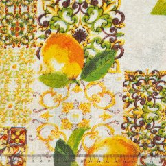 Bavlněná látka Citróny