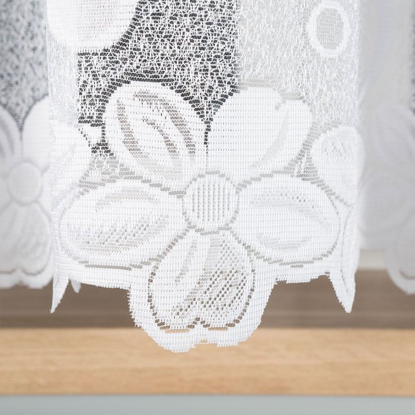 Záclona Felda - Vyber výšku ↕ (cm): 147, Vyber šití: bez obšití