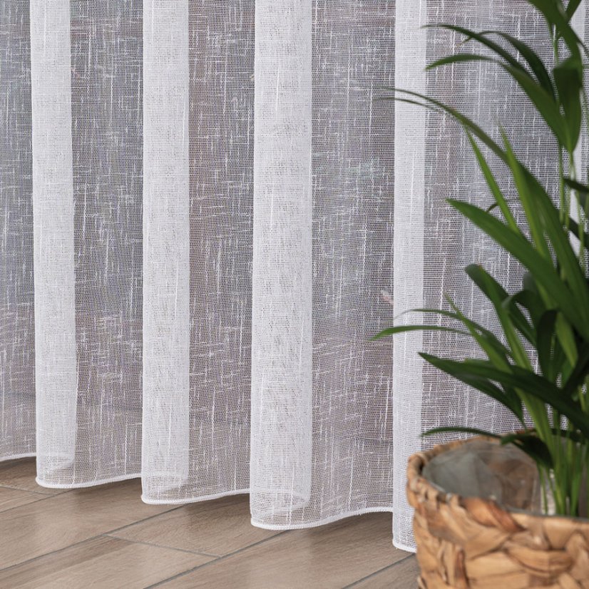 Záclona Lena s olovkom - Vyber výšku ↕ (cm): 287, Vyber šitie: bez obšití