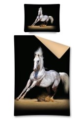 Obliečky bavlnený satén Horse