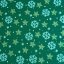 Vánoční látka na ubrusy - Hvězdičky a vločky – zelená - Šíře materiálu (cm): 160