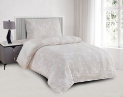 Obliečky Jacquard Nela - béžové