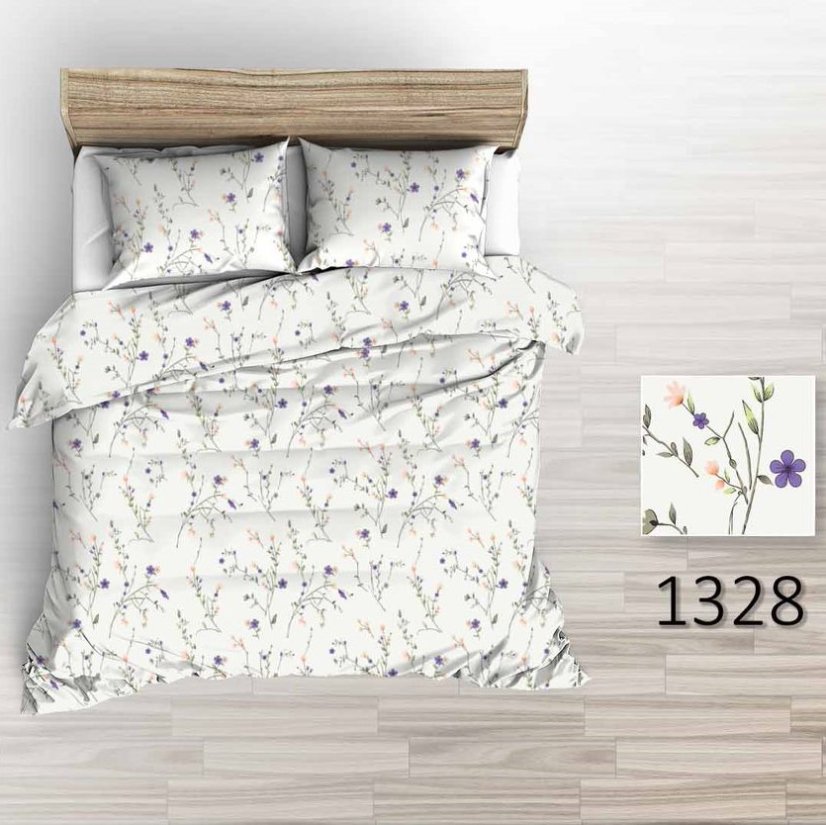 Povlečení hladká bavlna LUX - Viola - Rozměr povlečení: 140x200+70x90