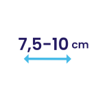 Šíře 7,5 -10 cm