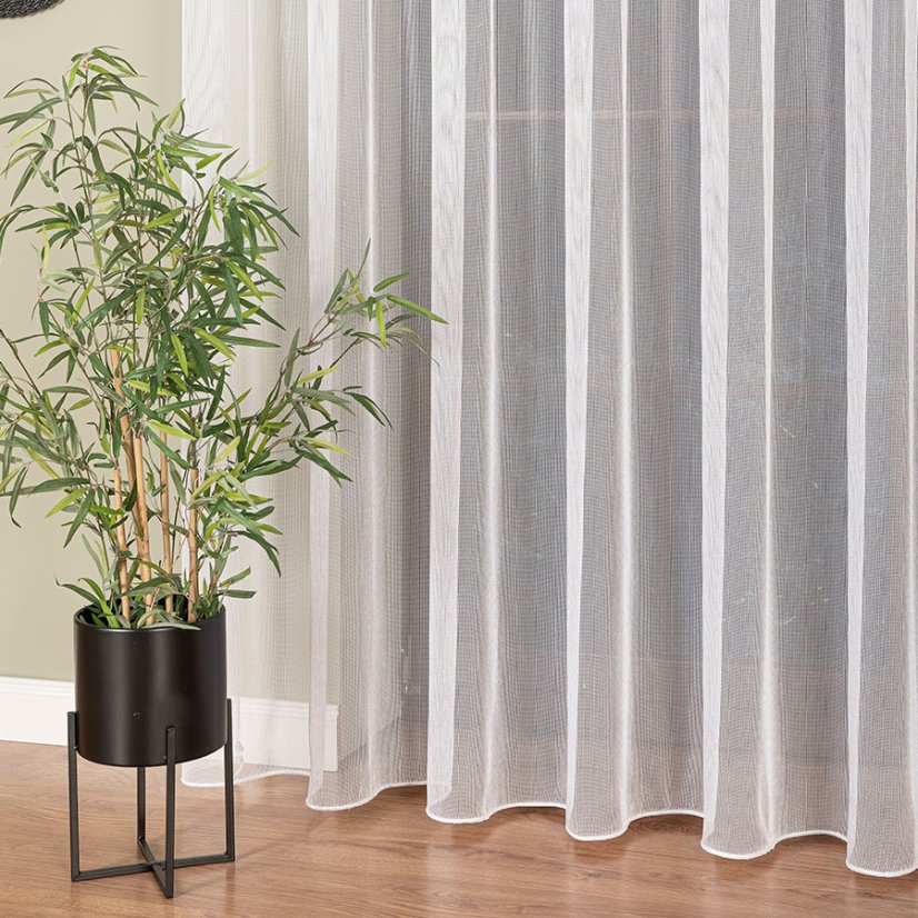 Kusová záclona Miranda s olůvkem - Vyber rozměr záclony  ↕VxŠ ↔ (cm): 140x250