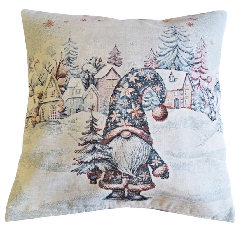 Vánoční gobelínový povlak - Skřítek