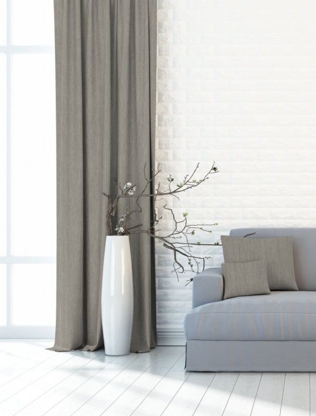 Dekorační látka Blackout 7909-117 - Vyber šití: obšití okrajů a našití stužky, Šíře materiálu ↔ (cm): 150