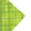 Teflonový ubrus tisk Káro - zelený - Rozměr ubrusu: 75x75