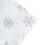 Vianočné obrusy - Snehová vločka - biele - Rozměr ubrusu: 30x30