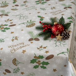 Vianočné PVC obrusovina - Merry Christmas