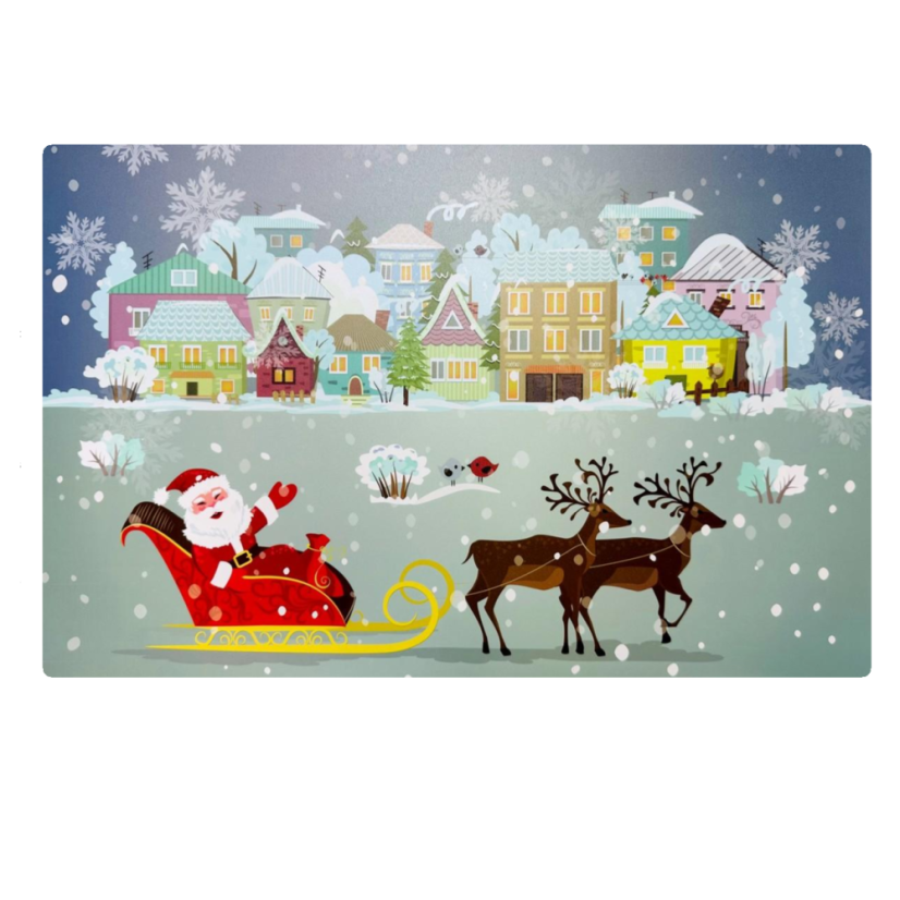 Vánoční prostírání – Santa