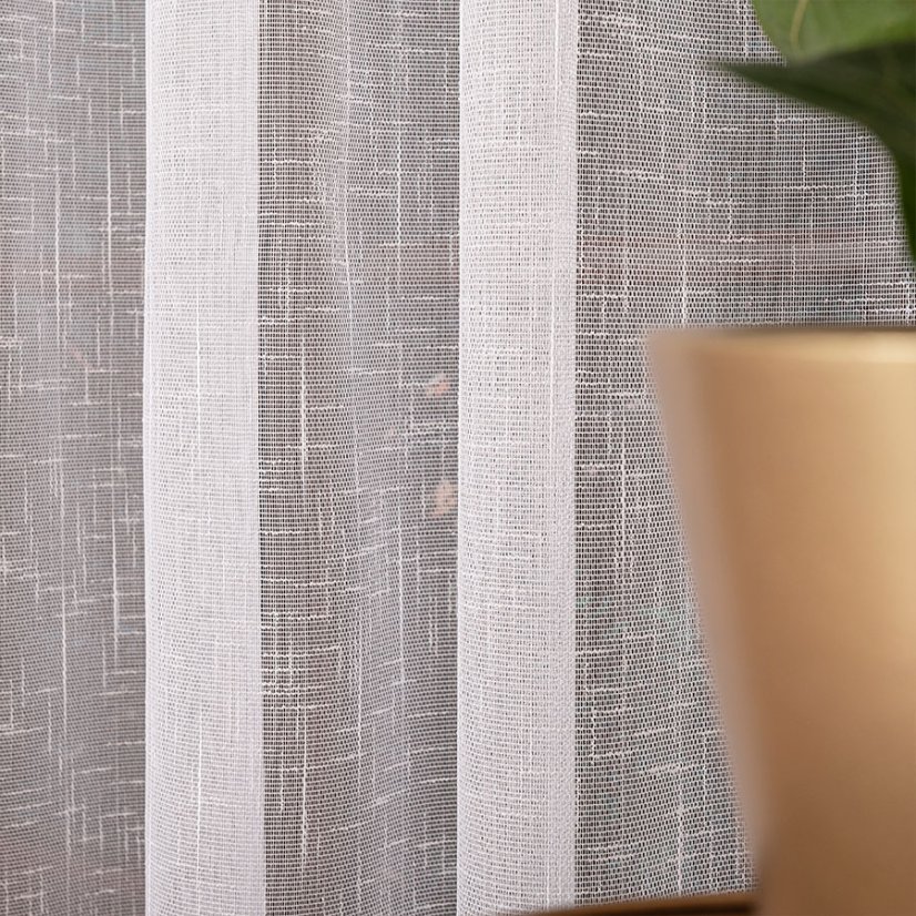 Záclona Zara s olůvkem - Vyber výšku ↕ (cm): 250, Vyber šití: bez obšití