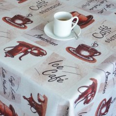 Teflonový ubrus tisk Café
