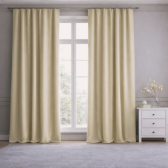 Dekorační látka Blackout béžová - 320 cm