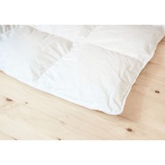 Péřová, prošívaná přikrývka nejvyšší kvality - bílá