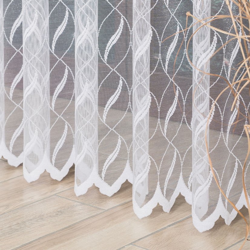 Záclona Albera - Vyber výšku ↕ (cm): 150, Vyber šití: bez obšití