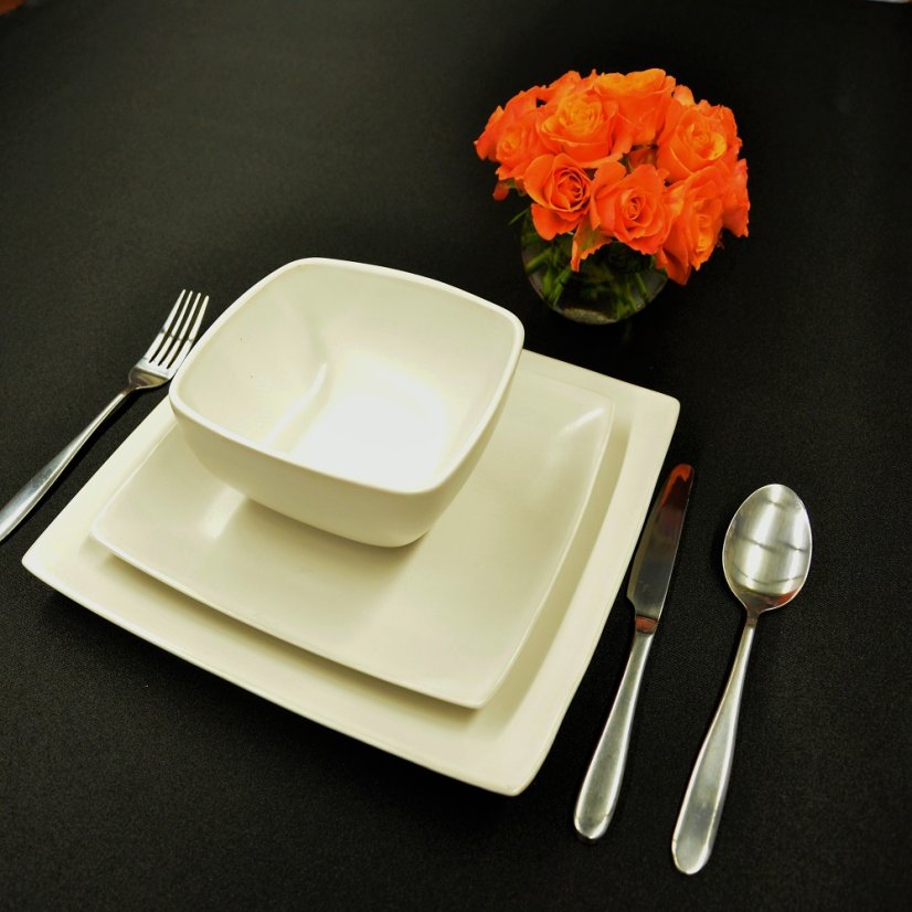 Látka na ubrusy Gastro HT černá H200-753 - Šíře materiálu ↔ (cm): 180