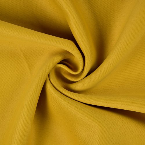 Dekorační látka Blackout zlatá - Šíře materiálu (cm): 150, Vyberte šití: obšití okrajů a našití stužky