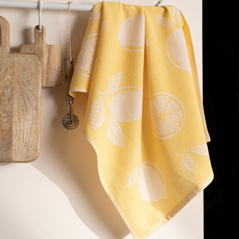 Utěrka Citróny - žlutá