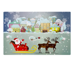 Vánoční prostírání – Santa