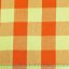 Dekorační látka - Kanafas oranžovo-žlutý - velká kostka - Šíře materiálu (cm): 150, Vyberte šití: obšití okrajů