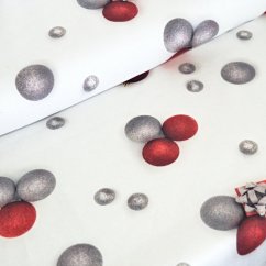 Vánoční dekorační látka SOFT 25270-101