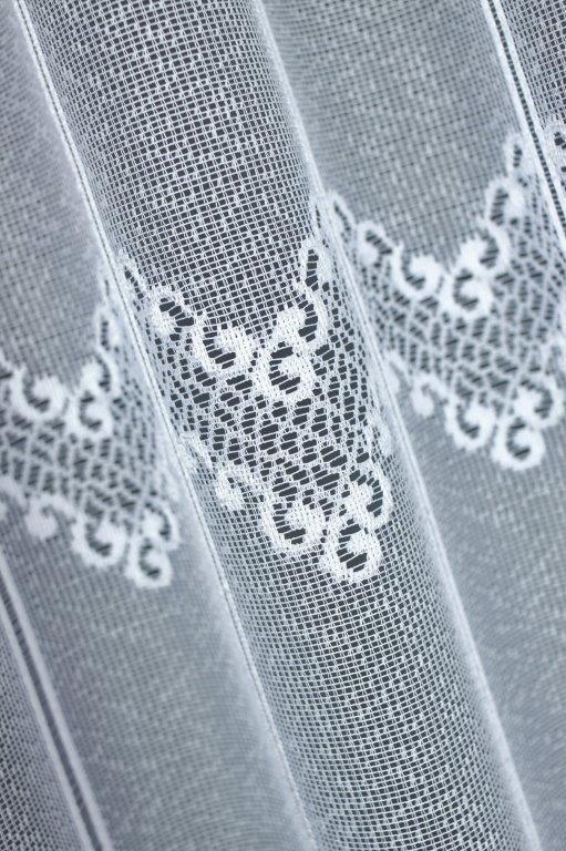 Vitrážová záclona Zdena - Vyber výšku ↕ (cm): 30, Vyber šití: bez obšití