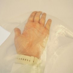 Dekoračná organza - smotanová