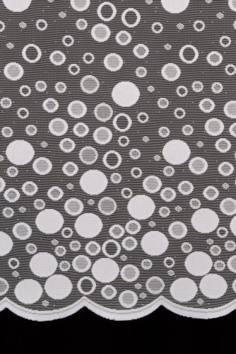 Záclona Denela - Vyber výšku (cm): 180, Vyberte šití: bez obšití